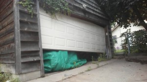 crooked garage door mpls