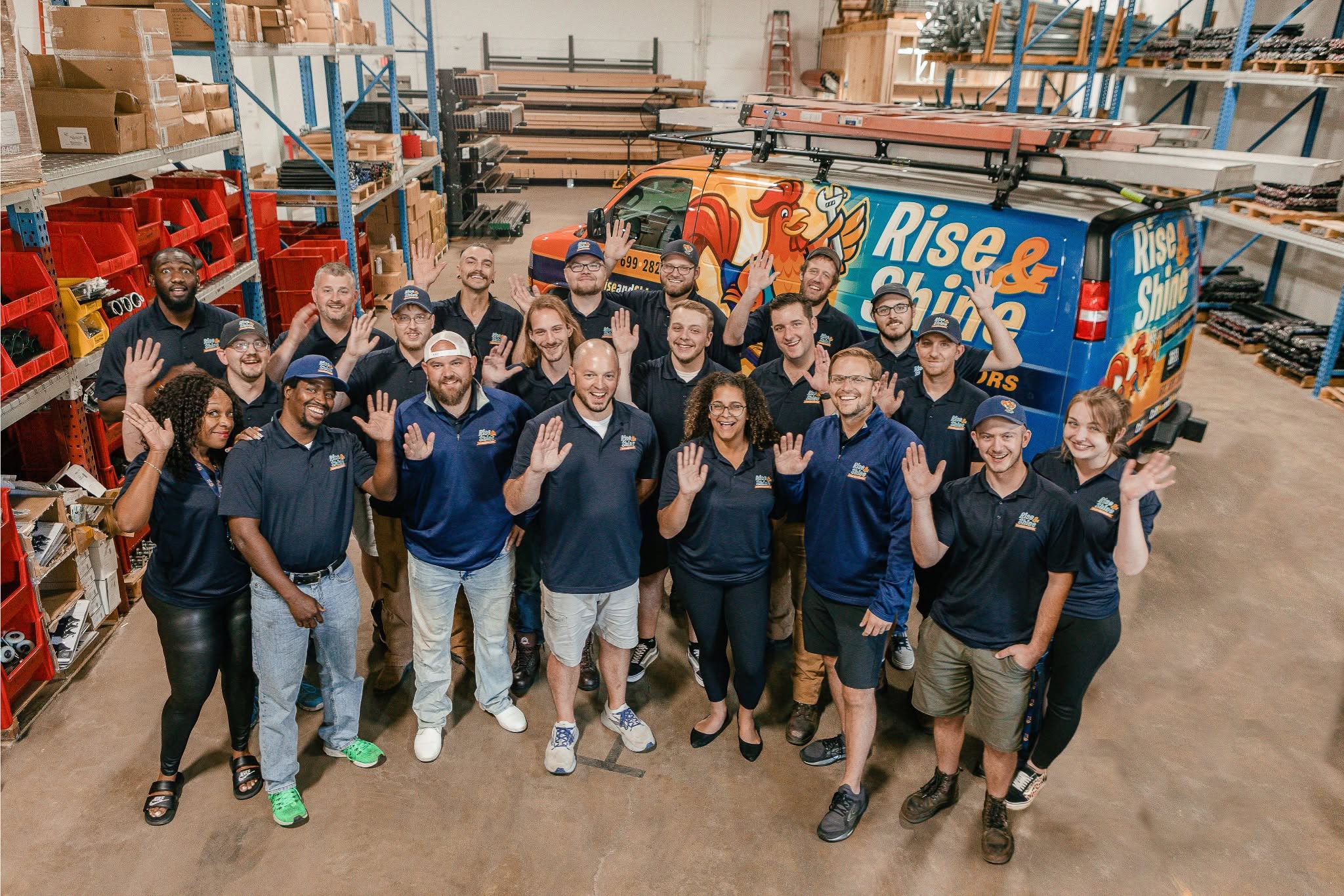 The Rise & Shine crew